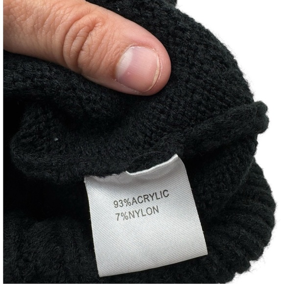 Patty Boutik Black Tunic Sweater Size L - Picture 4 of 9